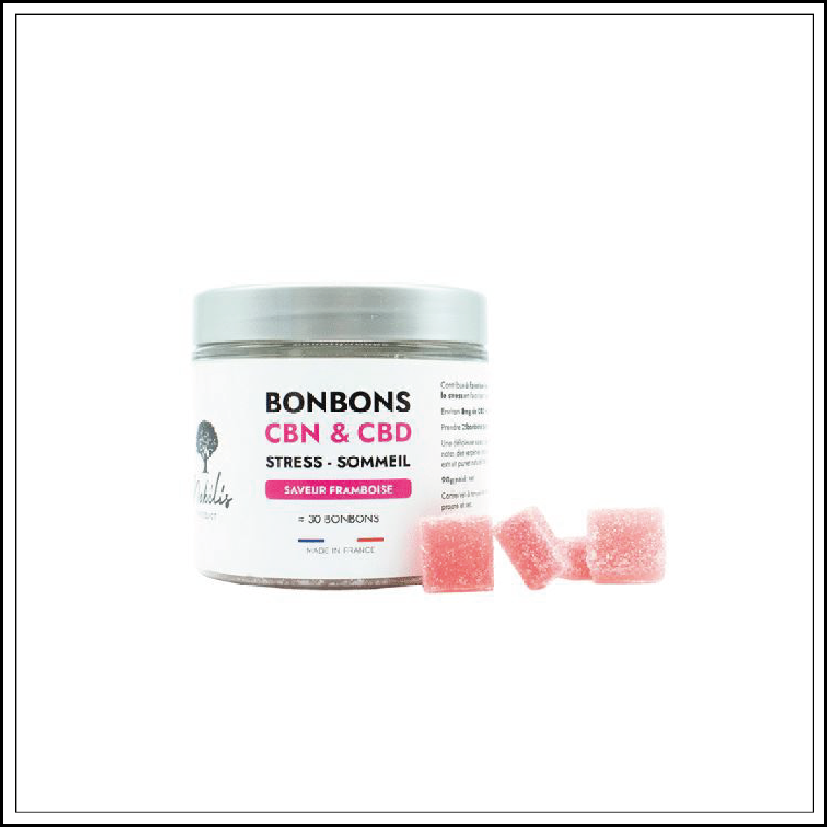 Bonbons CBN & CBD – Stress & Sommeil – Nobilis