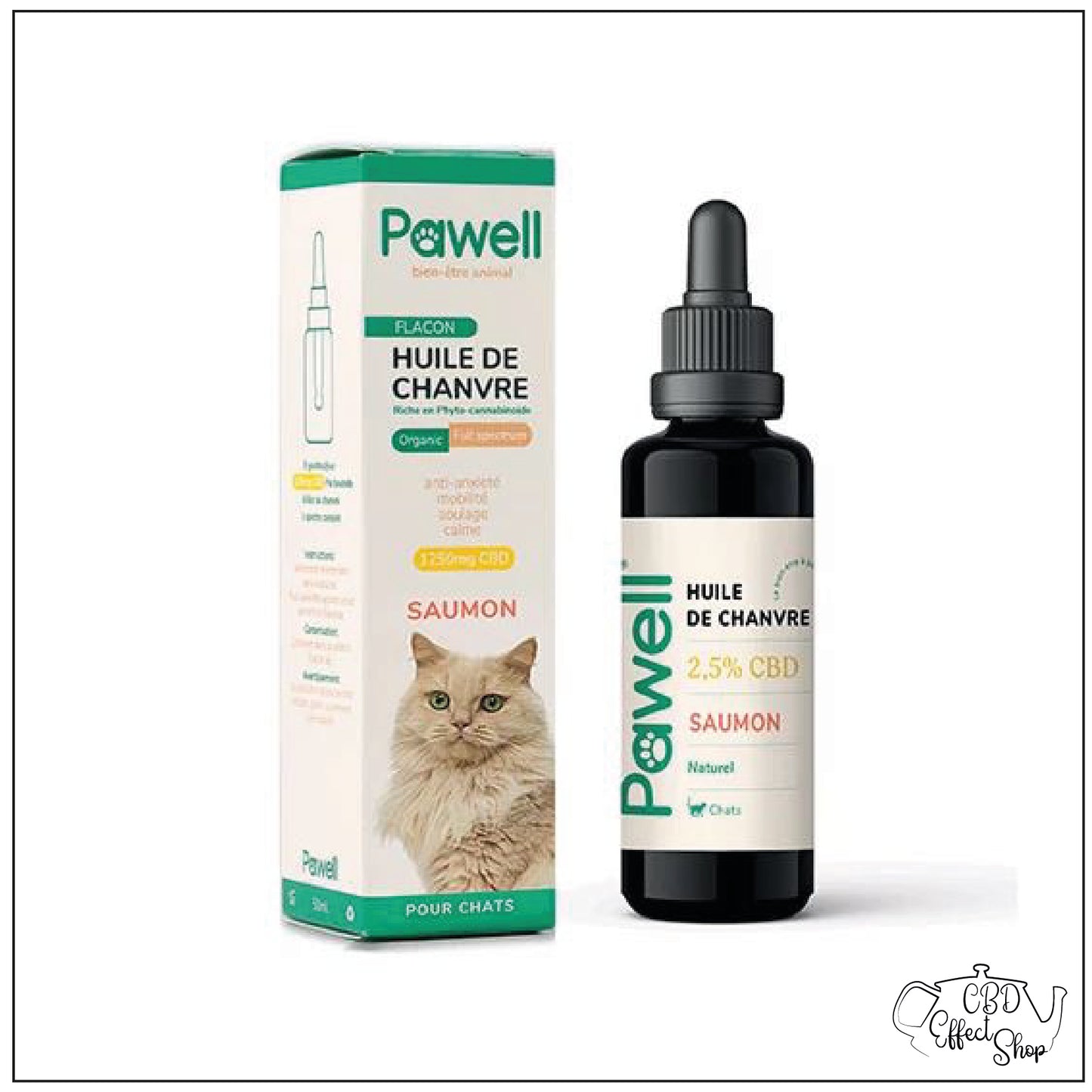Huile CBD pour chat